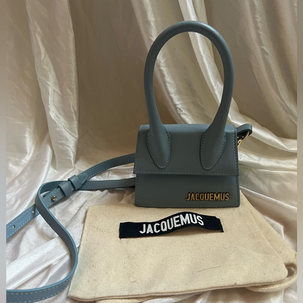 Jacquemus Le Chiquito bag in Baby blue